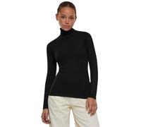 Urban Classics Women's Ladies Knitted Turtleneck Sweater Sweatshirt, Black,