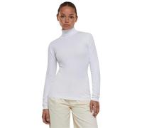 Urban Classics Women's Ladies Knitted Turtleneck Sweater Sweatshirt, White, XXL