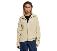 Urban Classics Women's Ladies Knitted Zip Cardigan Cardigan Sweater, Sand,
