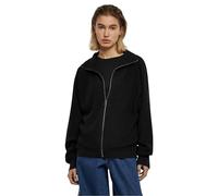 Urban Classics Women's Ladies Knitted Zip Cardigan Sweater, Black, XXXXXL