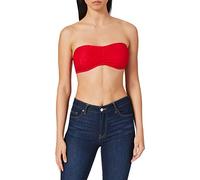 Urban Classics Women's Ladies Laces Bandeau Top, Red (Red 00199), XL Kurz