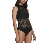 Urban Classics Women's Ladies Laces Body Wireless Bra, Black (Black 00007), A (Size: X-Small)