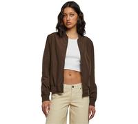 Urban Classics Women's Ladies Light Bomber Jacket, Brown, L