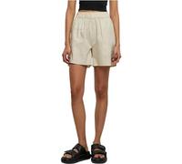 Urban Classics Women's Ladies Linen Mixed Shorts Shorts, Softseagrass,