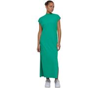 Urban Classics Women's Ladies Long Extended Shoulder Dress, Ferngreen, M