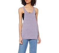 Urban Classics Women's Ladies Loose Burnout Tanktop Sports Shirt, Denimblue, S