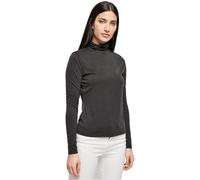 Urban Classics Women's Ladies Modal Turtleneck Longsleeve T-Shirt, Black, XS