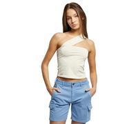 Urban Classics Women's Ladies One Strap Top Cami Shirt, Whitesand, M