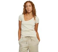 Urban Classics Women's Ladies Organic Asymmetric Neckline Tee T-Shirt
