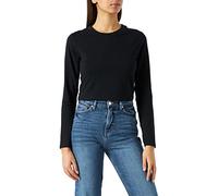 Urban Classics - Ladies Organic Cropped Black - Longsleeve - black - M - 100% Cotton,Jersey M