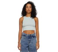Urban Classics Women's Ladies Organic Cropped Rib Top Undershirt, Frostmint, XXL