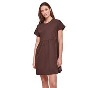 Urban Classics Women's Ladies Organic Empire Valance Tee Dress, Brown, XS