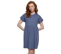 Urban Classics Women's Ladies Organic Empire Valance Tee Dress, Vintage Blue, M