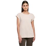 Urban Classics Women's Ladies Organic Extended Shoulder Tee T-Shirt, Pink, XL
