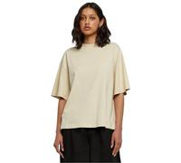 Urban Classics Women's Ladies Organic Heavy Slit Tee T-Shirt, Sand, L