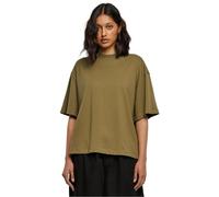 Urban Classics Women's Ladies Organic Heavy Slit Tee T-Shirt, Tiniolive, M