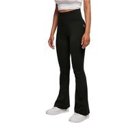 Urban Classics Interlock Bootcut Leggings Black XS Women