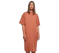 Urban Classics Women's Ladies Organic Long Oversized Tee Dress, Terracotta, S