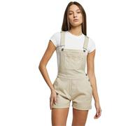 Urban Classics Women's Ladies Organic Short Dungaree T-Shirt, Offwhite Raw, M