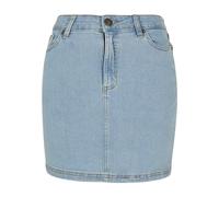 Urban Classics Women's Ladies Organic Stretch Denim Mini Skirt Skirt, clearblue Bleached, 28