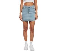 Urban Classics Women's Ladies Organic Stretch Denim Mini Skirt, clearblue Bleached, 29