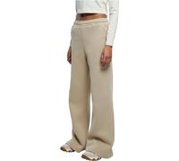 Urban Classics Women's Ladies Organic Ultra Wide Sweat Pants, Wetsand, S
