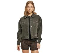 Urban Classics Women's Ladies Oversized Colored Denim Jacket, Brown, XXL