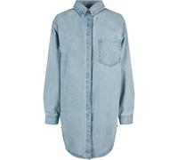 Urban Classics Women's Ladies Oversized Denim Shirt Dress, tintedlightbluewashed, 5XL