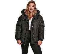 Urban Classics Women's Ladies Oversized Hooded Puffer Jacket, Black (Black 00007), S
