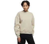 Urban Classics Women's Ladies Oversized Organic Crewneck Sweatshirt, Wetsand,