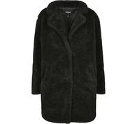 Urban Classics Women's Ladies Oversized Sherpa Coat Coat Not Applicable, Black (Black 00007), 4X-Large