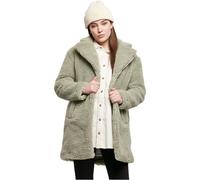 Urban Classics Women's Ladies Oversized Sherpa Coat Jacket, softsalvia, L