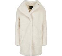 Urban Classics Women's Ladies Oversized Sherpa Coat Jacket, whitesand, S