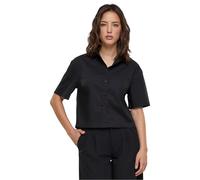 Urban Classics Women's Ladies Oversized Shirt, Black, Large