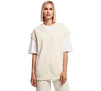 Urban Classics Women's Ladies Oversized Sweat Slipover Sweatshirt, whitesand, M