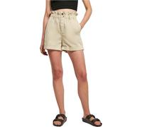 Urban Classics Women's Ladies Paperbag Shorts Dress, softseagrass, 27