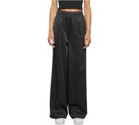 Urban Classics Women's Ladies Pin Tuck Track Pants Trouser, Black, M