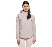 Urban Classics Women's Ladies Polar Fleece Pull Over Hoody Sweatshirt, Warm Grey, XXL