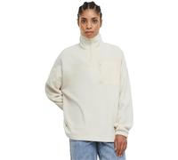 Urban Classics Women's Ladies Polar Fleece Troyer Sweatshirt, Sand, 5X-Large