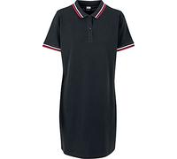 Urban Classics Women's Ladies Polo Dress , Black (Black 00007), M