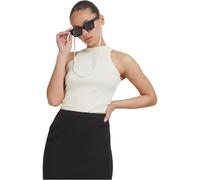 Urban Classics Women's Ladies Racer Back Rib Top Undershirt, Whitesand, S