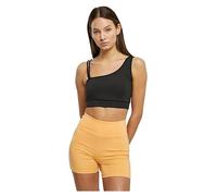 Urban Classics Women's Ladies Recycled Asymmetrical Bra Sports, Black, S