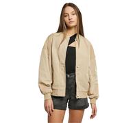 Urban Classics Women's Ladies Recycled Oversized Light Bomber Jacket, Union Beige, XS