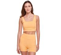 Urban Classics Women's Ladies Recycled Squared Sports Bra, Paleorange, 4X-Large