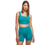 Urban Classics Women's Ladies Recycled Squared Sports Bra, Watergreen, XX-Large