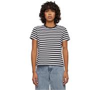 Urban Classics Women's Ladies Regular Striped Tee T-Shirt, White/Black, XXXXL