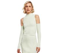 Urban Classics Women's Ladies Rib Knit Cut Long Sleeve T-Shirt, Lightmint, XXXXXL