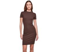 Urban Classics Women's Ladies Rib Tee Dress, Brown, XL