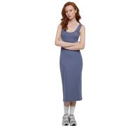 Urban Classics Women's Ladies Rib Top Dress, Vintage Blue, L