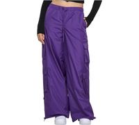 Urban Classics Women's Ladies Ripstop Double Cargo Pants, Realviolet, M